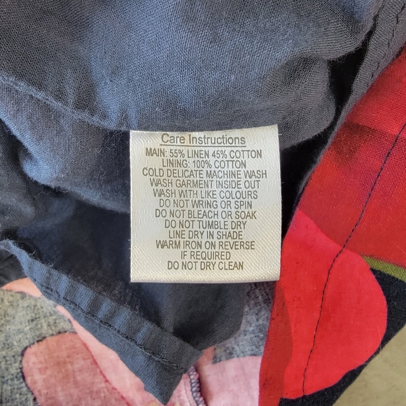 Princess Highway Lulu Flower Shift Dress Sleeveless Mod Retro Blue Pink Size 16 - Picture 10 of 12